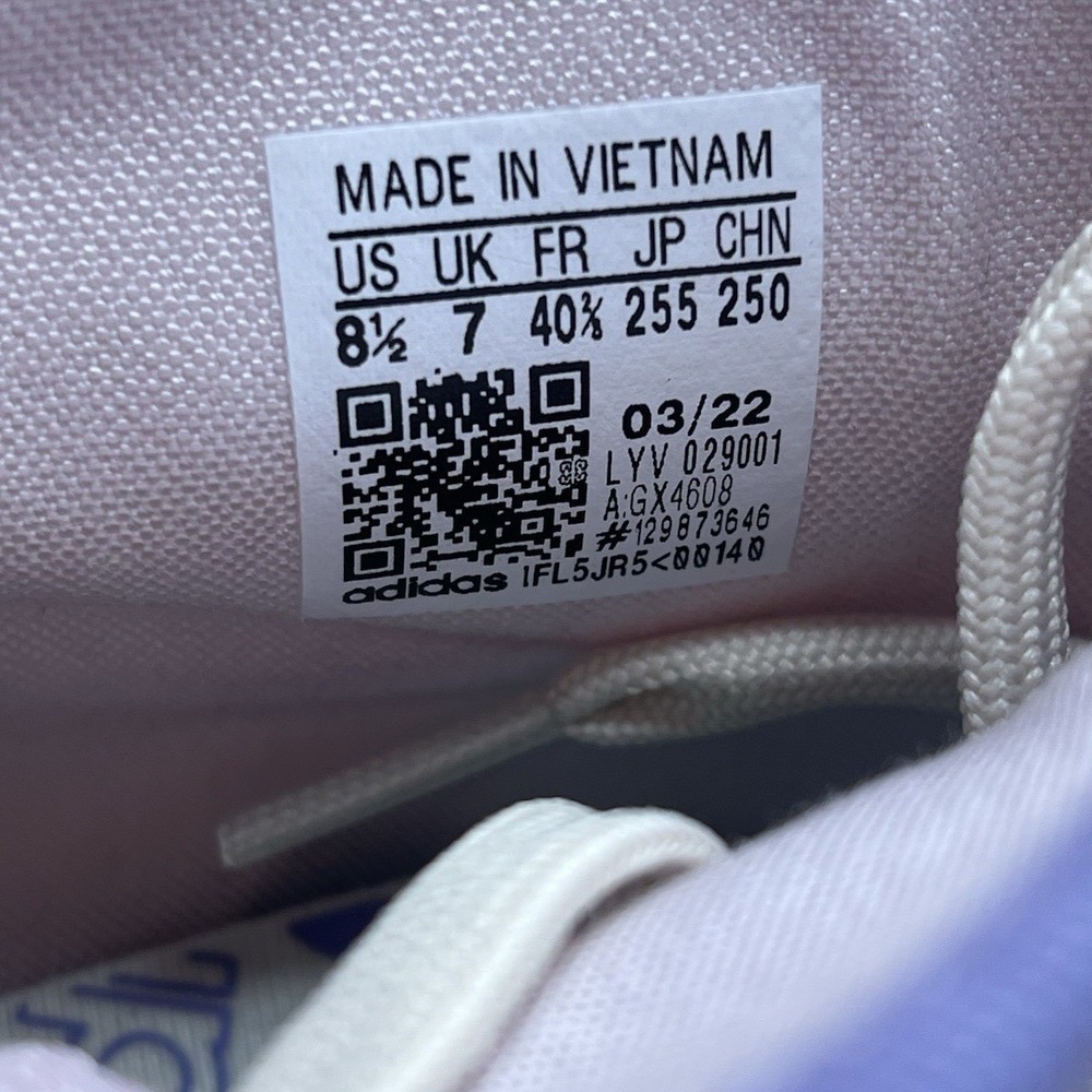 Adidas Nizza Platform Mid Originals Lilac Pink Retro Shoes - Women's Size 8.5 - Picture 8 of 8
